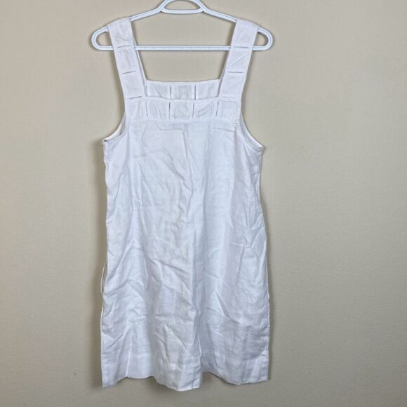 Madewell Georgia Embroidered Tank Mini Dress in Linen Size 6‎ (Q18) - Picture 5 of 13